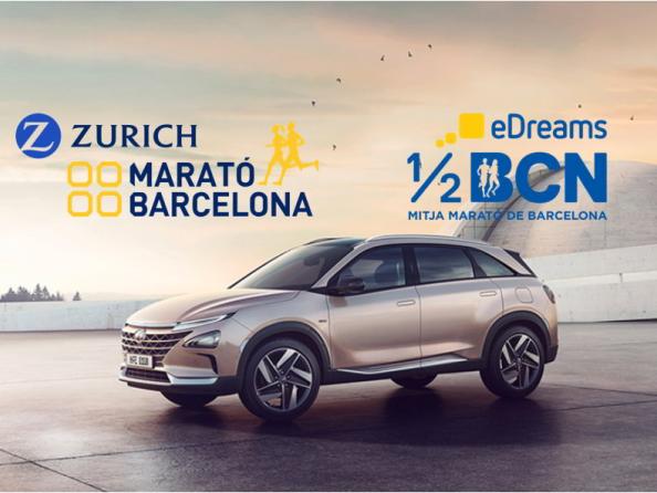 El Hyundai Nexo en las carreras más importantes de Barcelona