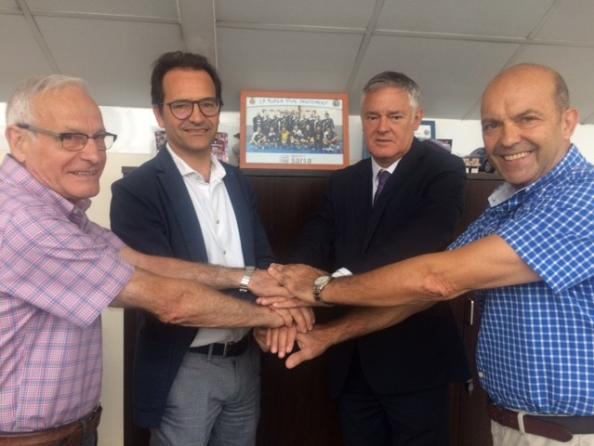 acuerdo colaboración fundación balonmano Roquerol